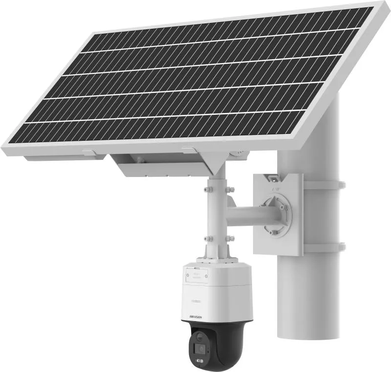 [311321043] 4MP ColorVu Solar-powered Security Camera Setup (DS-2XS3Q47G1-LDW(H)/C18S40)