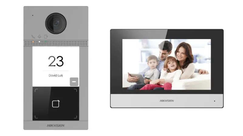 [305303808] IP video intercom kit (DS-KIS604-P(C)